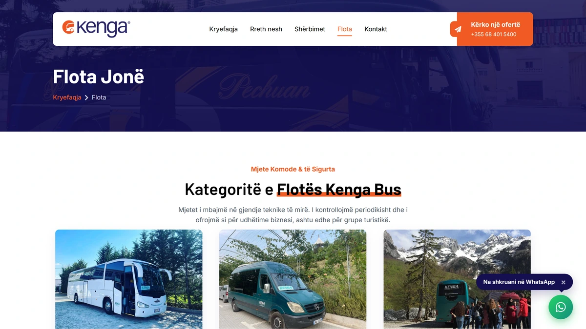Kenga Bus - The fleet