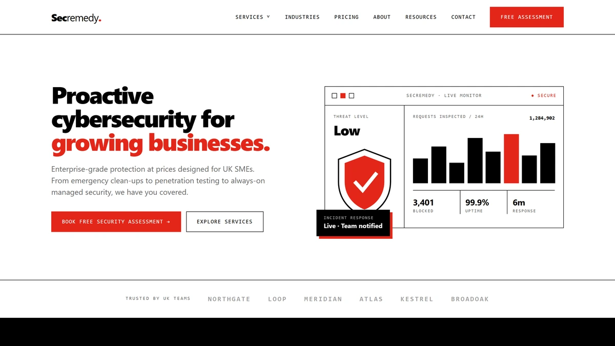 Secremedy - Updates and monitoring protect the custom work after launch.