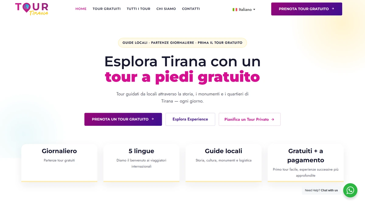 Tour Tirana - The Italian edition