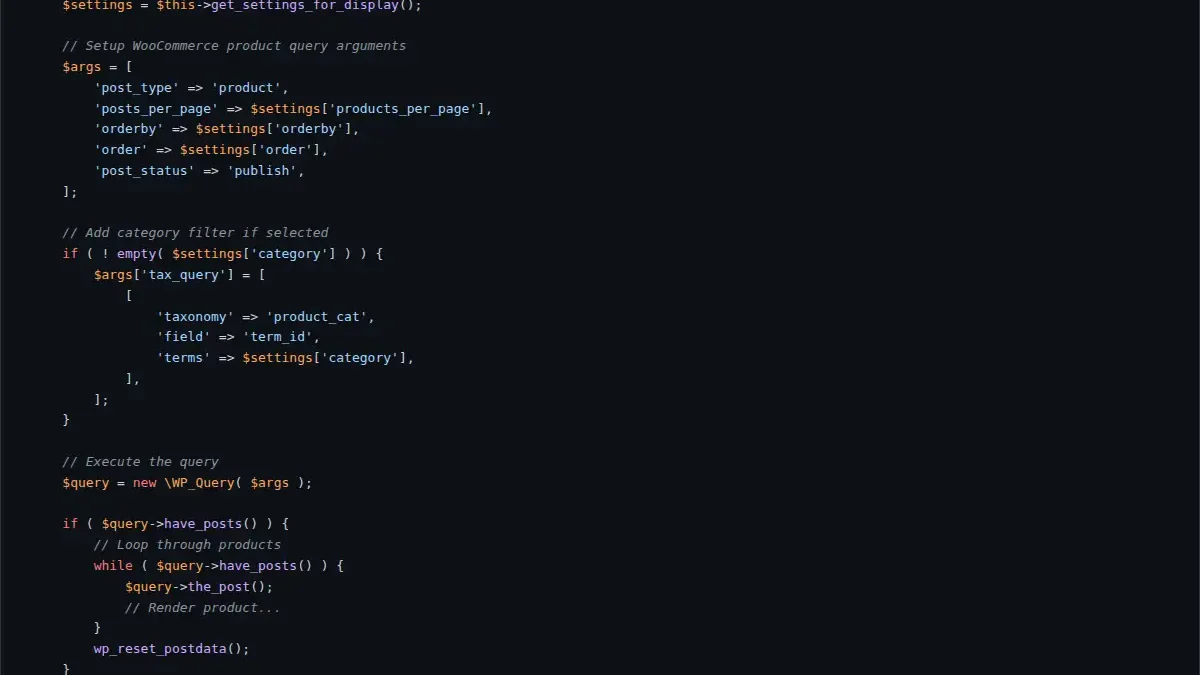 Elementor Widget Part 4: WooCommerce Product Integration